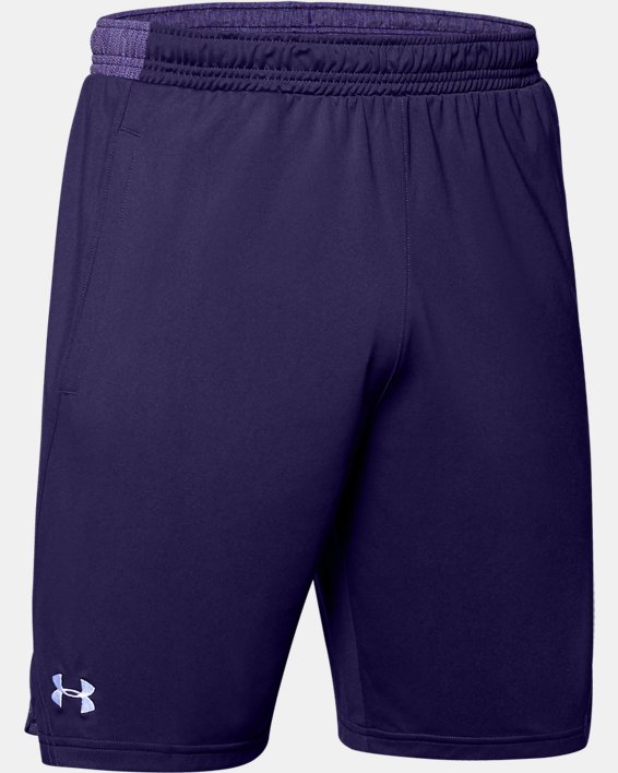 Men's UA Locker 9" Pocketed Shorts, Purple, pdpMainDesktop image number 4